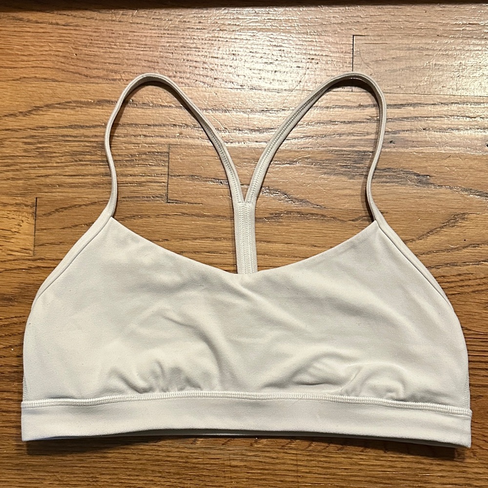 Women's Cream Lululemon Bralette Sportsbra
